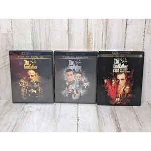 The Godfather 1,2,3 (4K Ultra HD Blu-ray, 1972) NEW Sealed